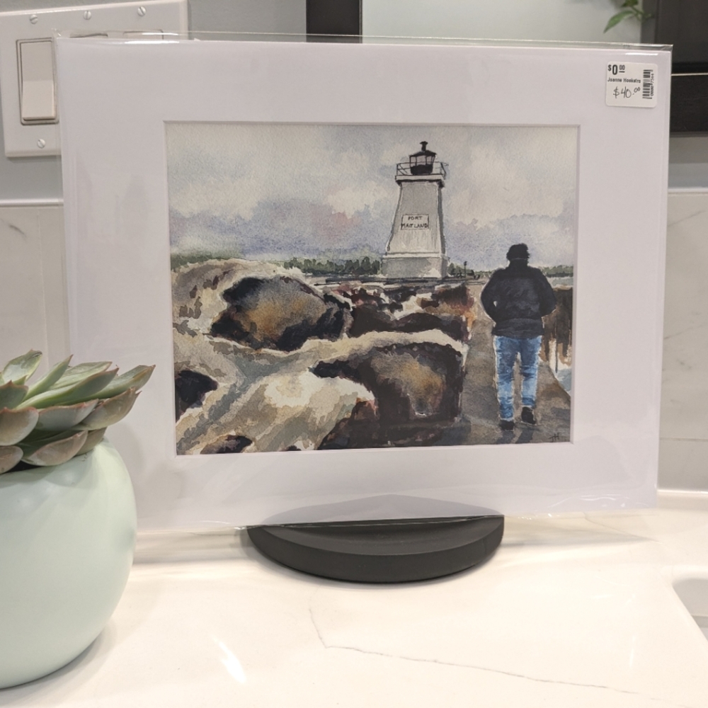 ❤️HOST PICK🎨Matted Art Print of Original Watercolour Painting